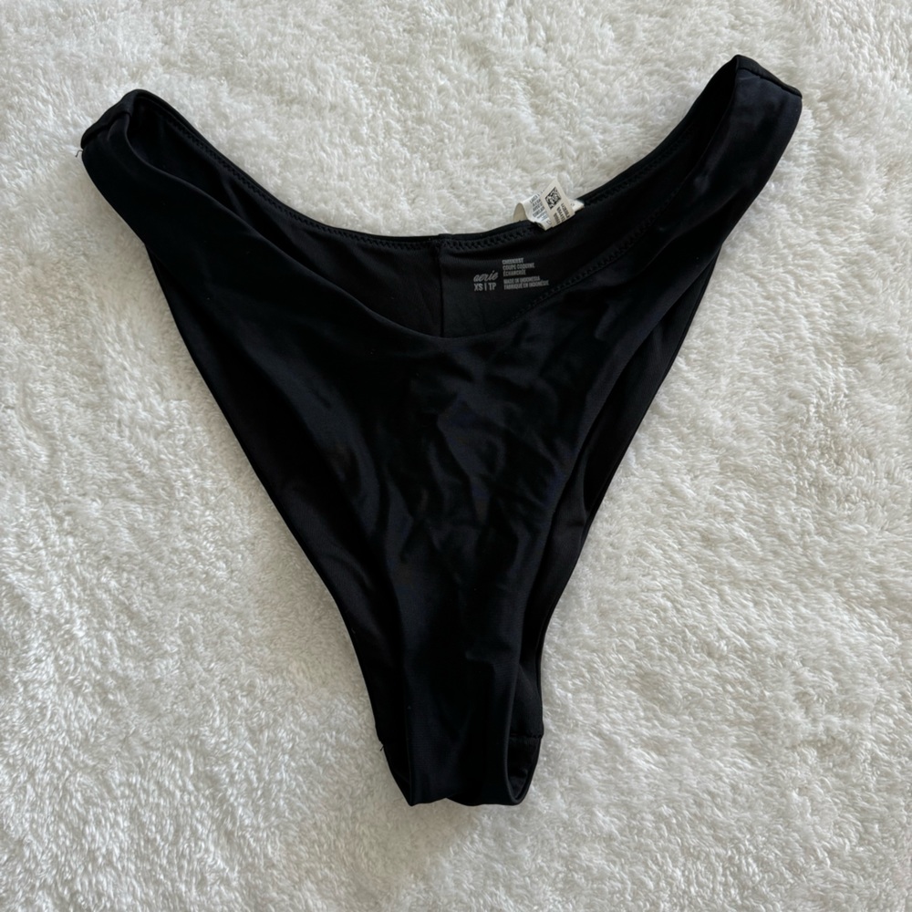 Aerie high leg cheekie bikini bottom